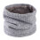 Mens Padded Thickened Solid Stripes Winter Warm Neck Cover 7