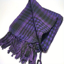 Multifunctional Plaid Tassel Scarf Military Shemagh Tactical Desert Keffiyeh Head Neck Scarf Arab Army Wrap