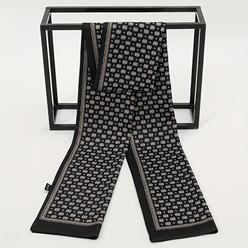 1pc Mens Printed Double layer Scarf 2