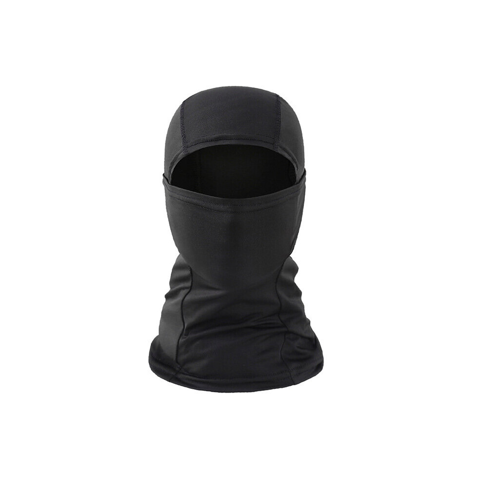 Camouflage Neck Cover Summer Riding Headgear Ice Silk Dustproof Sunscreen Fishing Mask Headgear Black 885664545087