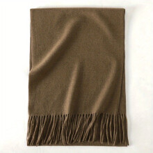 1pc Unisex Plain Windproof Versatile Boho Style Tassel Bandana Scarf For Outdoor Activity