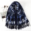 1pc Unisex Windproof Versatile Dark Printed Bearded Scarf For Outdoor Activity 1
