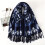 1pc Unisex Windproof Versatile Dark Printed Bearded Scarf For Outdoor Activity 2
