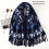 1pc Unisex Windproof Versatile Dark Printed Bearded Scarf For Outdoor Activity 3