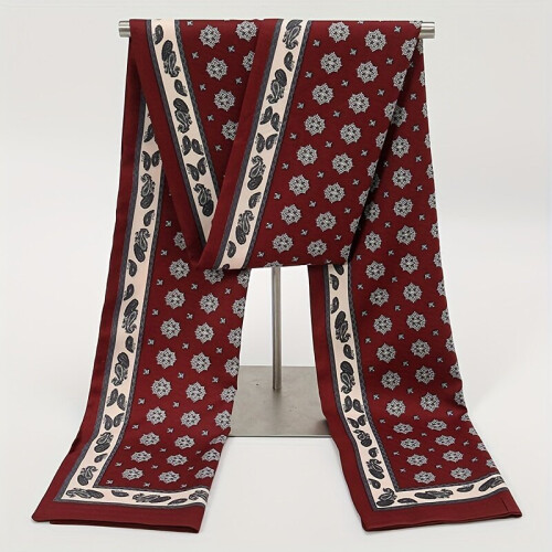 1pc Mens Printed Double layer Scarf 1