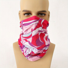 Mens Multifunctional Printed Scarf For Outdoor Use