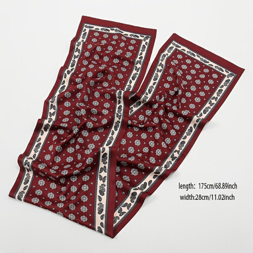 1pc Mens Printed Double layer Scarf 2