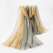 1pc Mens Windproof Versatile Boho Style Tassel Bandana Scarf With Thin Striped For Outdoor Activity