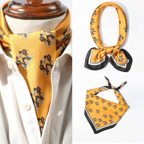 1pc Mens Graphic Triangle Towel Square Scarf 1