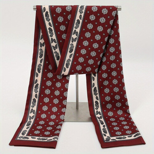 1pc Mens Printed Double layer Scarf