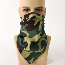 1pc Mens Casual Camouflage Square Scarf