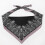 1PC Mens Crown Pattern Square Scarf 1