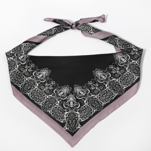 1PC Mens Crown Pattern Square Scarf