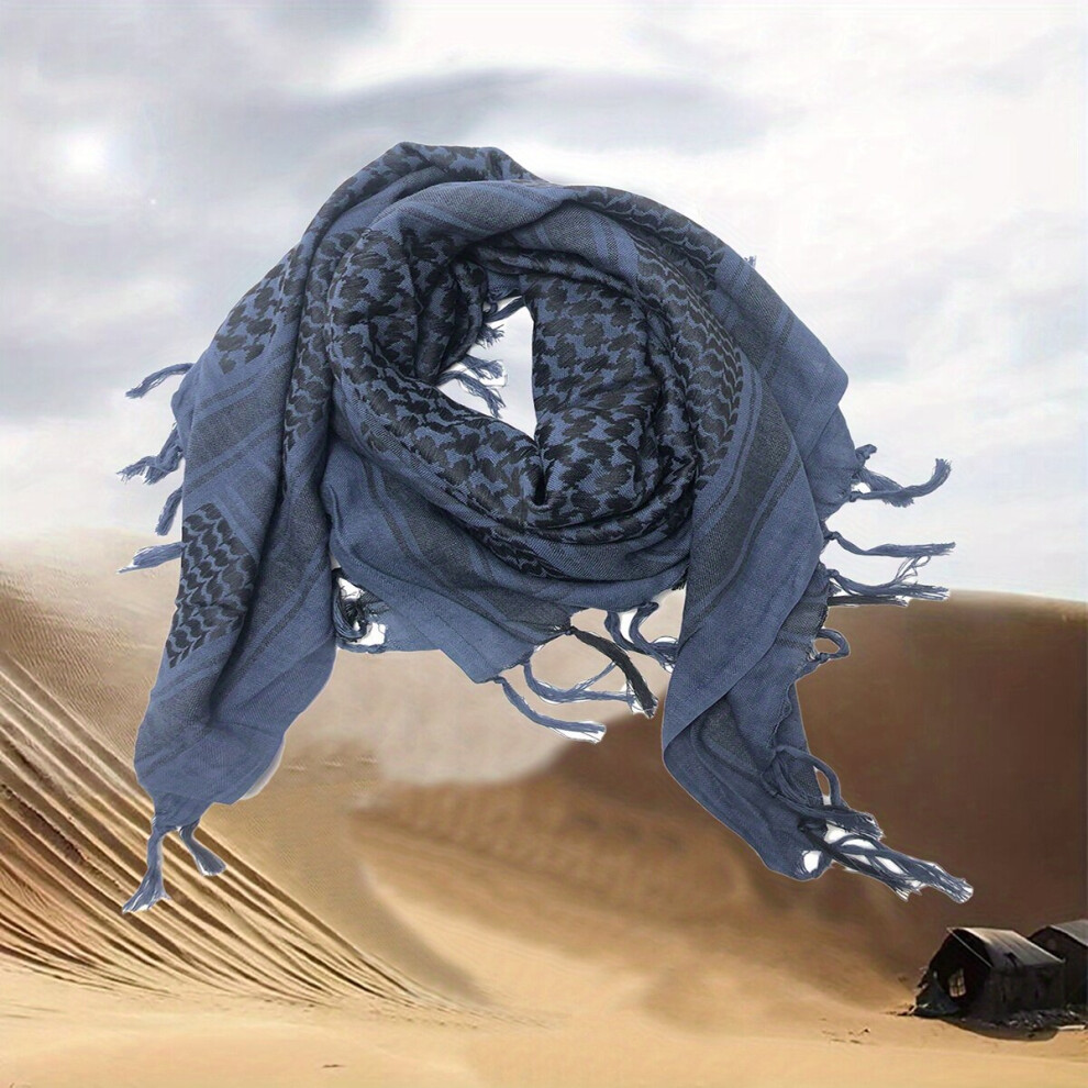 1pc Unisex Windproof Navy Arabic Square Tactical Scarf For Military Fan Outdoor Activity-image-OPC-PC6DF6Z-NEW