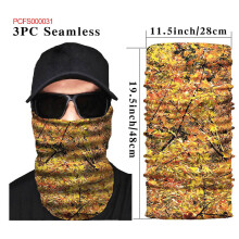 Sports Face Gaiter Mask Golden Fall Leaf Natural Neck Gaiter For Men & Women & Youth UNISEX Sun Protection Dust Mask