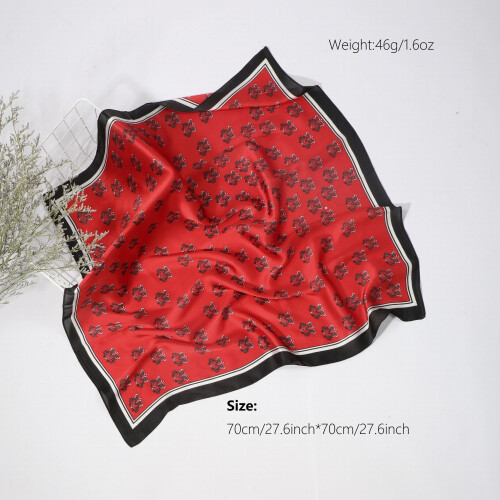 1pc Mens Graphic Triangle Towel Square Scarf 2