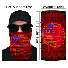 1pc 3pcs Sports Face Gaiter Masks Blood Flag Flower Neck Gaiter For Men & Women &Youth Sun Protection Dust Mask Balaclava Bandana Scarf 243