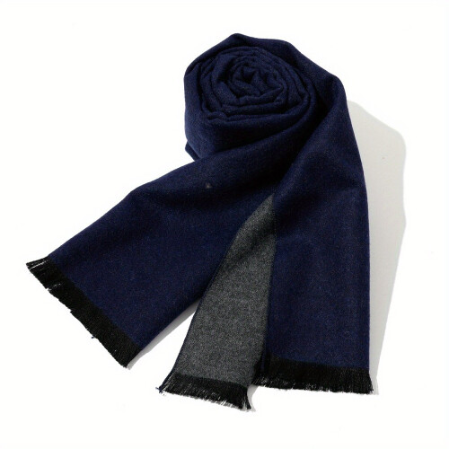 Mens Cashmere Solid Scarf