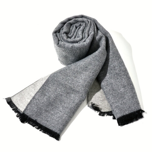 Mens Cashmere Solid Scarf 1