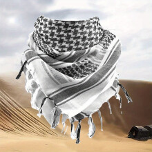 1pc Unisex Windproof Arabic Square Tactical Scarf For Military Fan Outdoor Activity