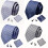 3pcs set Mens Plaid Pattern Tie Pocket Scarf Cuff Set For Suits 4