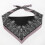 1PC Mens Crown Pattern Square Scarf 2