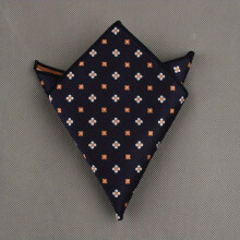 1pc Mens Suit Pocket Square Scarf Formal Business Handkerchief Knot Wedding Suit Chest Scarf Silk Scarf Small Square Scarf Stripe For Men