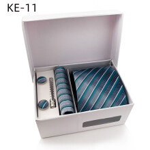 1pair Mens Tie Tie Pocket Square Cufflinks Tie Clip Set 1200 stitch Jacquard Fabric