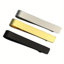 3pcs set Mens Tie Clip And Formal Attire Business Brooch Buckle Stainless Steel Mens Accessories