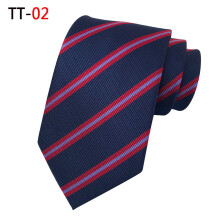 1pc Spot Goods Striped Tie Business Suit Accessories Work Casual Tie