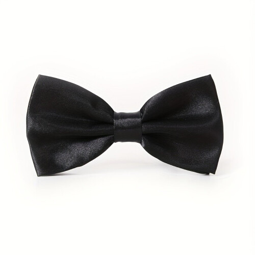 1pc Mens Solid Bow Tie For Wedding Party Banquet 1