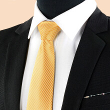 Mens Casual Tie Solid Striped Necktie For Wedding And Business