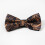 1pc Mens Feather Pattern Embossed Bow Tie 4