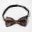 1pc Mens Feather Pattern Embossed Bow Tie 6