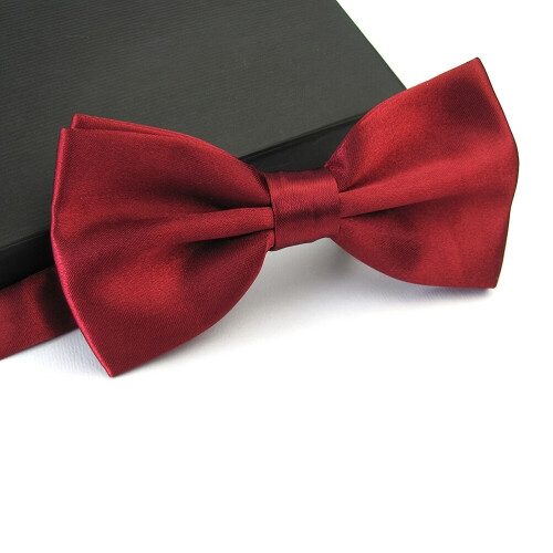 Mens Satin Solid Adjustable Tie For Wedding 2