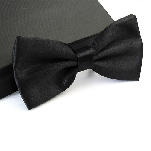 Mens Satin Solid Adjustable Tie For Wedding 1