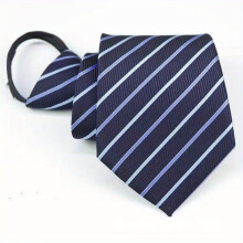Mens Business Casual Work Dress Zipper Necktie