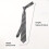 1PC Mens Suit Fabric Striped Plaid Versatile Tie 3