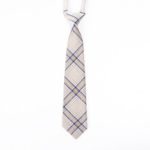 Adult Cotton Plaid Neckties Casual Lazy Neck Tie School Uniform Shirt Tie Skinny Slim Lattice Student Tie Necktie Gift