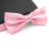 Mens Classic Solid Adjustable Satin Bow Tie For Wedding Party 16