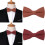 Macaron Solid Mens Bow Tie Classic Shirt Bow 6