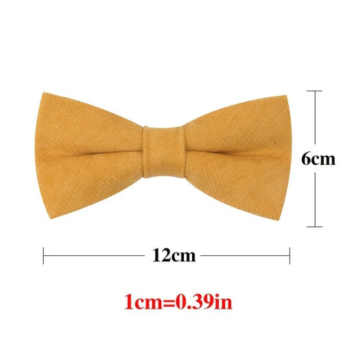 Macaron Solid Mens Bow Tie Classic Shirt Bow 2