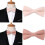 Macaron Solid Mens Bow Tie Classic Shirt Bow 4