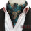 Mens Polyester Large Pattern Scarf 6x46inch 15 5x117cm 6