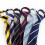 Striped Polyester Mens Zipper Tie Easy To Pull Tie Lazy Tie 2