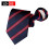 Striped Polyester Mens Zipper Tie Easy To Pull Tie Lazy Tie 7