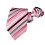 Striped Polyester Mens Zipper Tie Easy To Pull Tie Lazy Tie 12