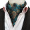 Mens Polyester Large Pattern Scarf 6x46inch 15 5x117cm 2