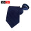 Striped Polyester Mens Zipper Tie Easy To Pull Tie Lazy Tie 18