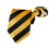 Striped Polyester Mens Zipper Tie Easy To Pull Tie Lazy Tie 4